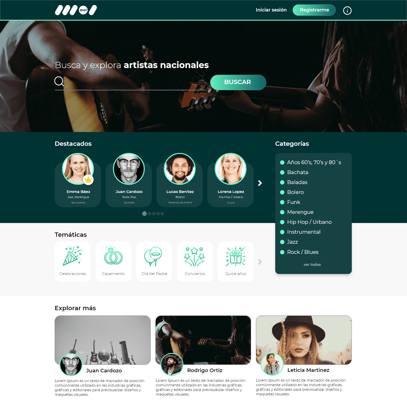Proyecto MOL – Artistas del Paraguay